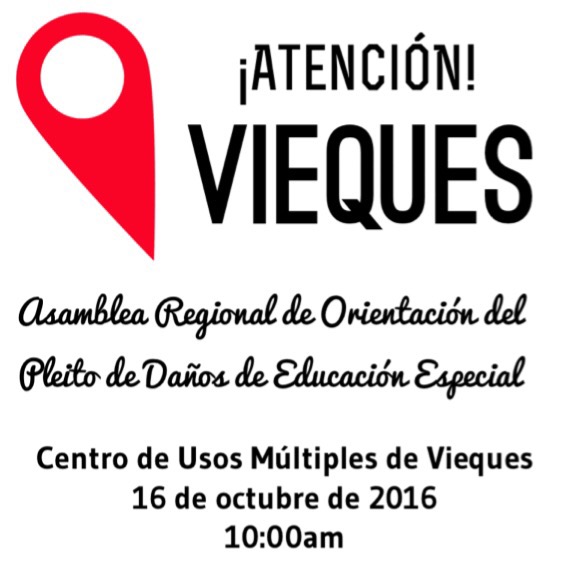 Asambleas regionales - Vieques