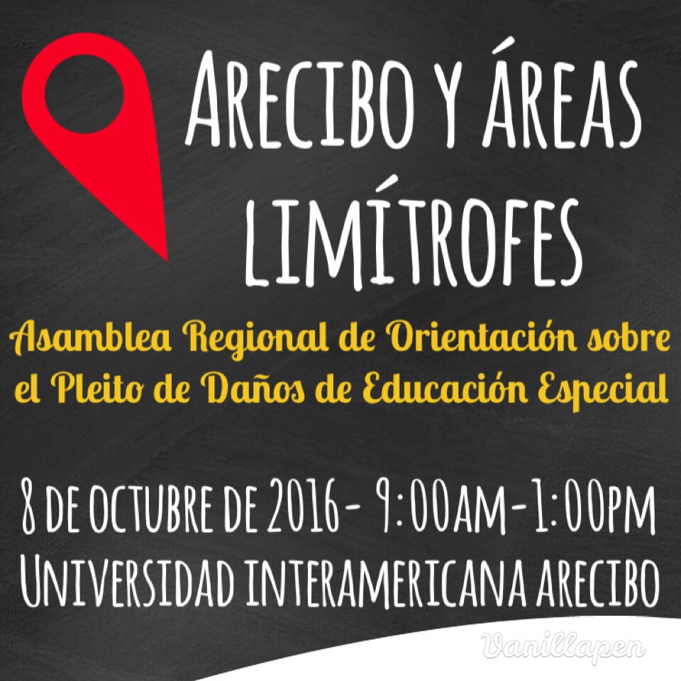 Asambleas regionales - Arecibo